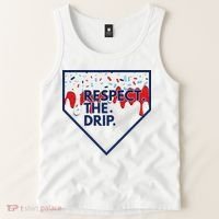 B.A.S.E.B.A.L.L Home Plate Drip For Ice Cream Spinkle Tank Top thumb 2