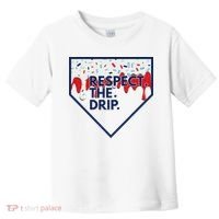 B.A.S.E.B.A.L.L Home Plate Drip For Ice Cream Spinkle Toddler T-Shirt thumb 0