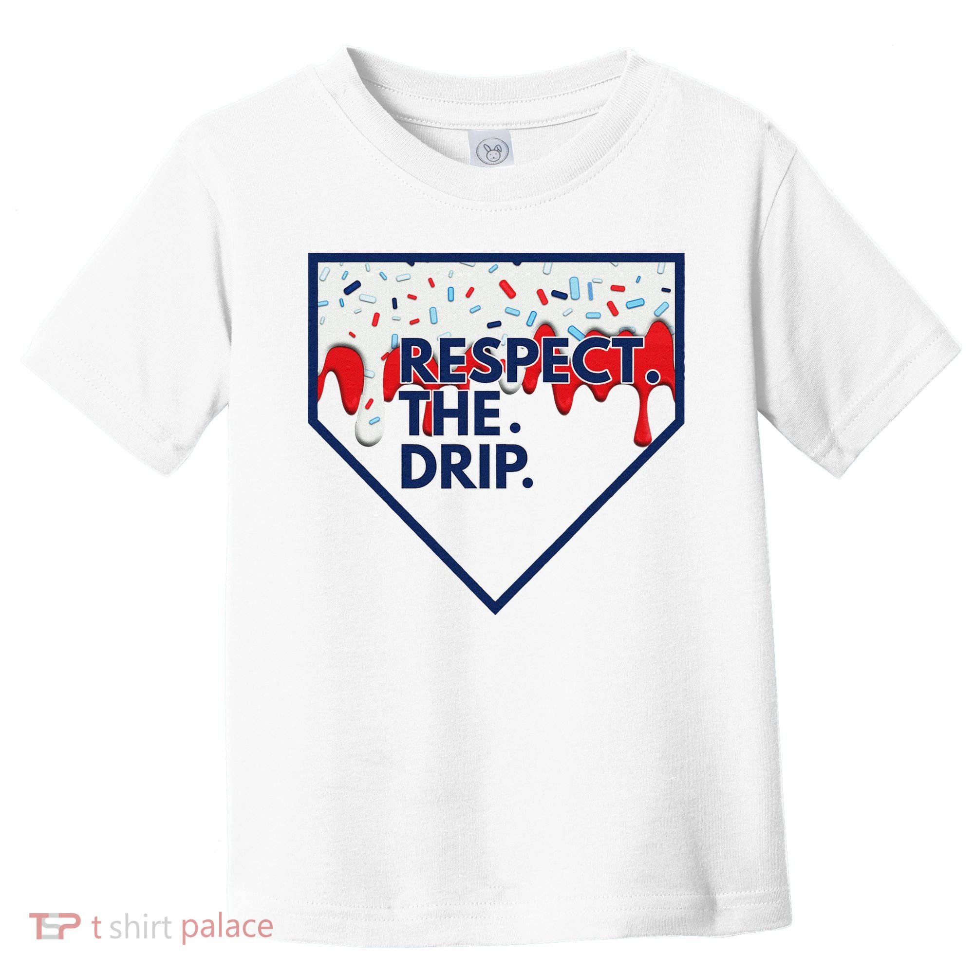 B.A.S.E.B.A.L.L Home Plate Drip For Ice Cream Spinkle Toddler T-Shirt