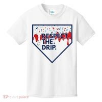 B.A.S.E.B.A.L.L Home Plate Drip For Ice Cream Spinkle Kids T-Shirt thumb 0