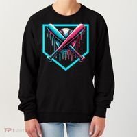 Baseball Home Plate Drip Boys Baseball Bat Baseball Drip Women's Sweatshirt thumb 0