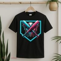 Baseball Home Plate Drip Boys Baseball Bat Baseball Drip T-Shirt thumb 2