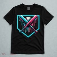Baseball Home Plate Drip Boys Baseball Bat Baseball Drip T-Shirt thumb 5