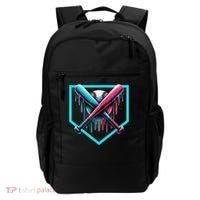 Baseball Home Plate Drip Boys Baseball Bat Baseball Drip Backpack thumb 0
