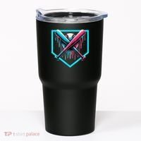 Baseball Home Plate Drip Boys Baseball Bat Baseball Drip Tumbler thumb 0