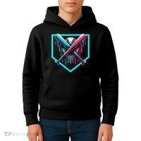 Baseball Home Plate Drip Boys Baseball Bat Baseball Drip Kids Hoodie thumb 4