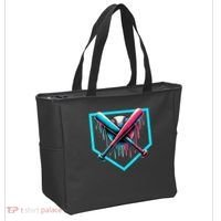 Baseball Home Plate Drip Boys Baseball Bat Baseball Drip Tote Bag thumb 2