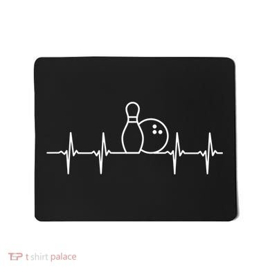 Bowling Heartbeat Pulse Gift Mousepad