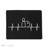 Bowling Heartbeat Pulse Gift Mousepad thumb 0