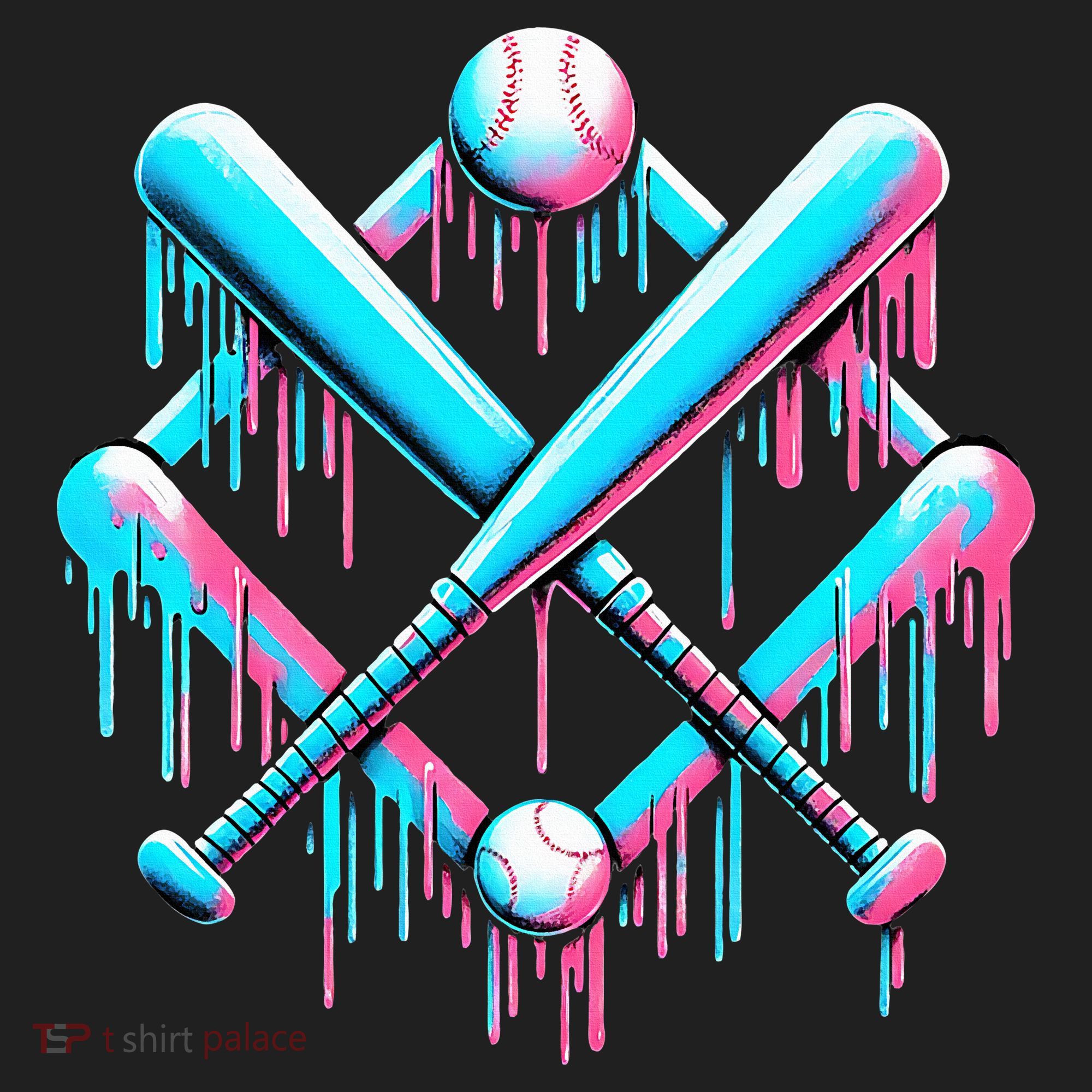 B.A.S.E.B.A.L.L Home Plate Drip For Ice Cream Spinkle Women's Sweatshirt