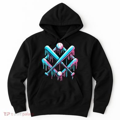 B.A.S.E.B.A.L.L Home Plate Drip For Ice Cream Spinkle Hoodie