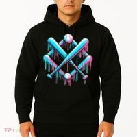 B.A.S.E.B.A.L.L Home Plate Drip For Ice Cream Spinkle Hoodie thumb 2