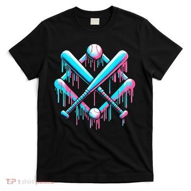 B.A.S.E.B.A.L.L Home Plate Drip For Ice Cream Spinkle T-Shirt