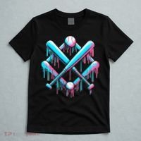 B.A.S.E.B.A.L.L Home Plate Drip For Ice Cream Spinkle T-Shirt thumb 5