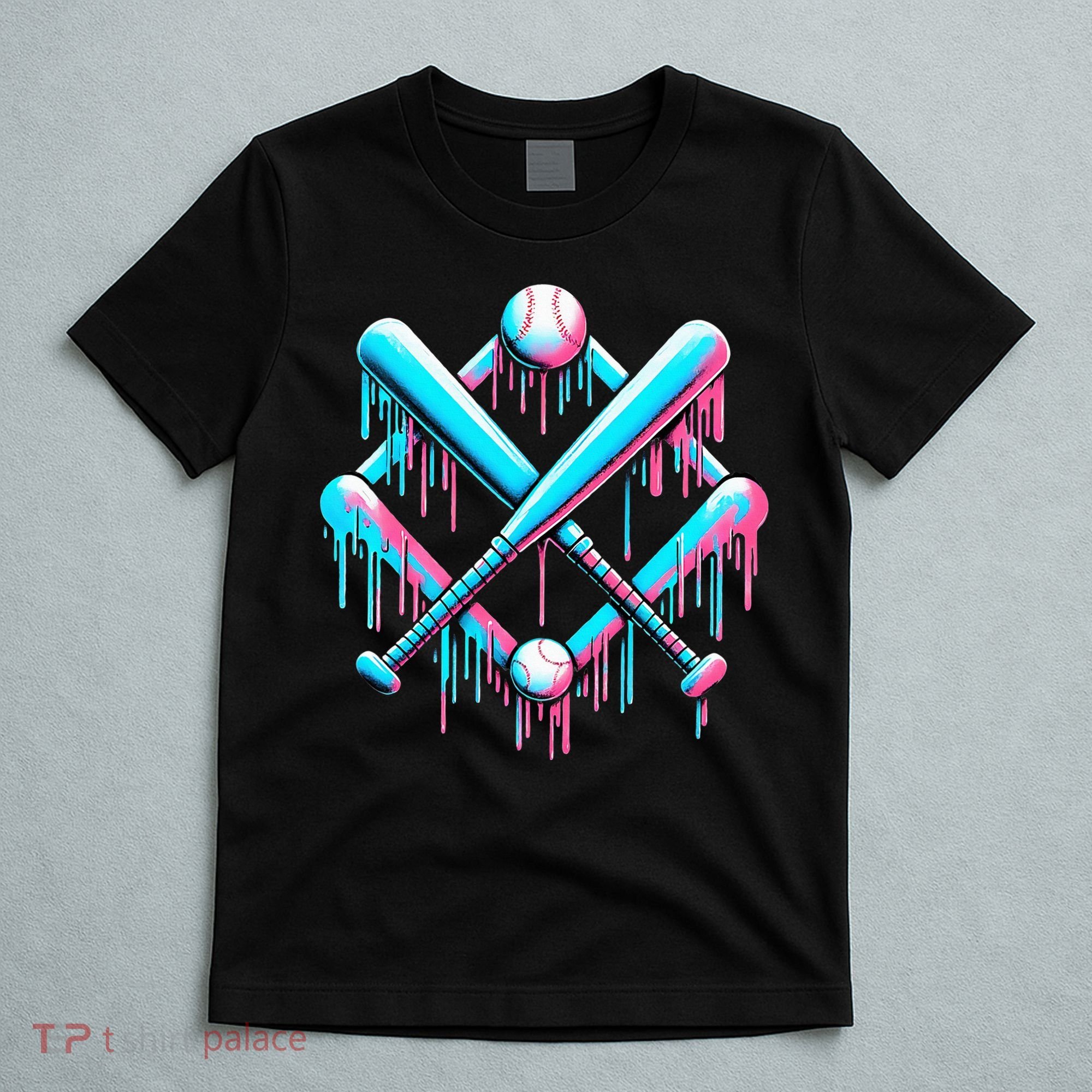 B.A.S.E.B.A.L.L Home Plate Drip For Ice Cream Spinkle T-Shirt
