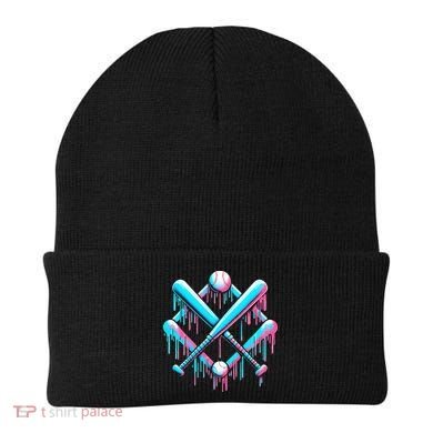 B.A.S.E.B.A.L.L Home Plate Drip For Ice Cream Spinkle Beanie