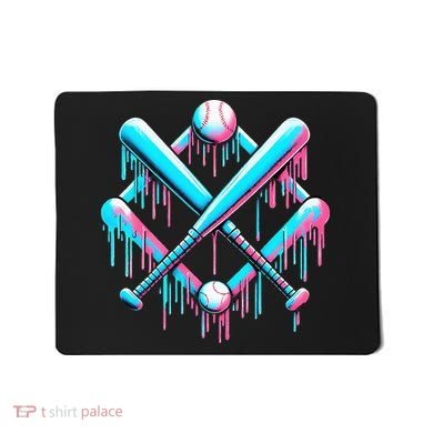 B.A.S.E.B.A.L.L Home Plate Drip For Ice Cream Spinkle Mousepad