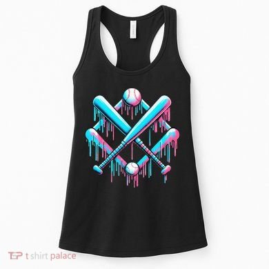 B.A.S.E.B.A.L.L Home Plate Drip For Ice Cream Spinkle Women's Tank Top