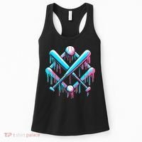 B.A.S.E.B.A.L.L Home Plate Drip For Ice Cream Spinkle Women's Tank Top thumb 0