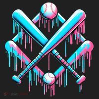 B.A.S.E.B.A.L.L Home Plate Drip For Ice Cream Spinkle Hat thumb 2