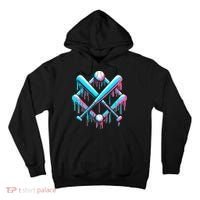 B.A.S.E.B.A.L.L Home Plate Drip For Ice Cream Spinkle Tall Hoodie thumb 0
