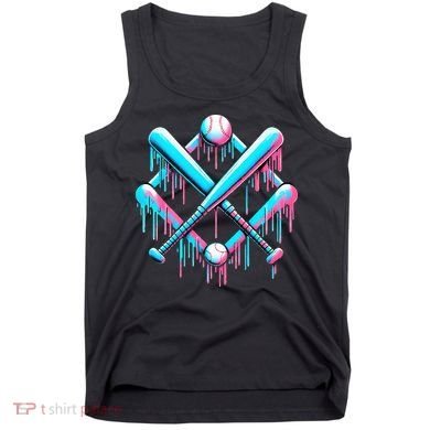 B.A.S.E.B.A.L.L Home Plate Drip For Ice Cream Spinkle Tank Top