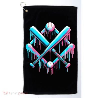 B.A.S.E.B.A.L.L Home Plate Drip For Ice Cream Spinkle Golf Towel