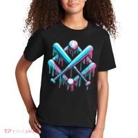 B.A.S.E.B.A.L.L Home Plate Drip For Ice Cream Spinkle Kids T-Shirt thumb 2