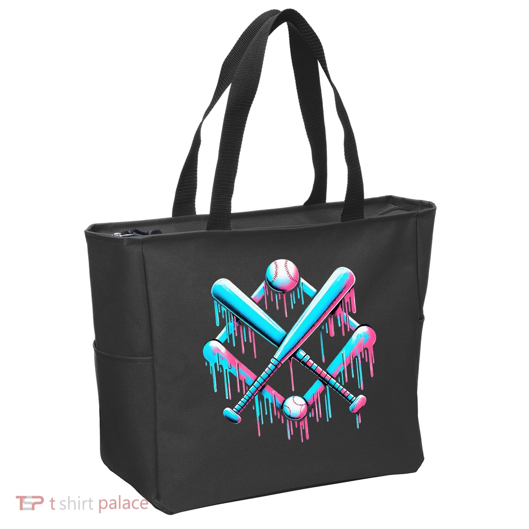 B.A.S.E.B.A.L.L Home Plate Drip For Ice Cream Spinkle Tote Bag