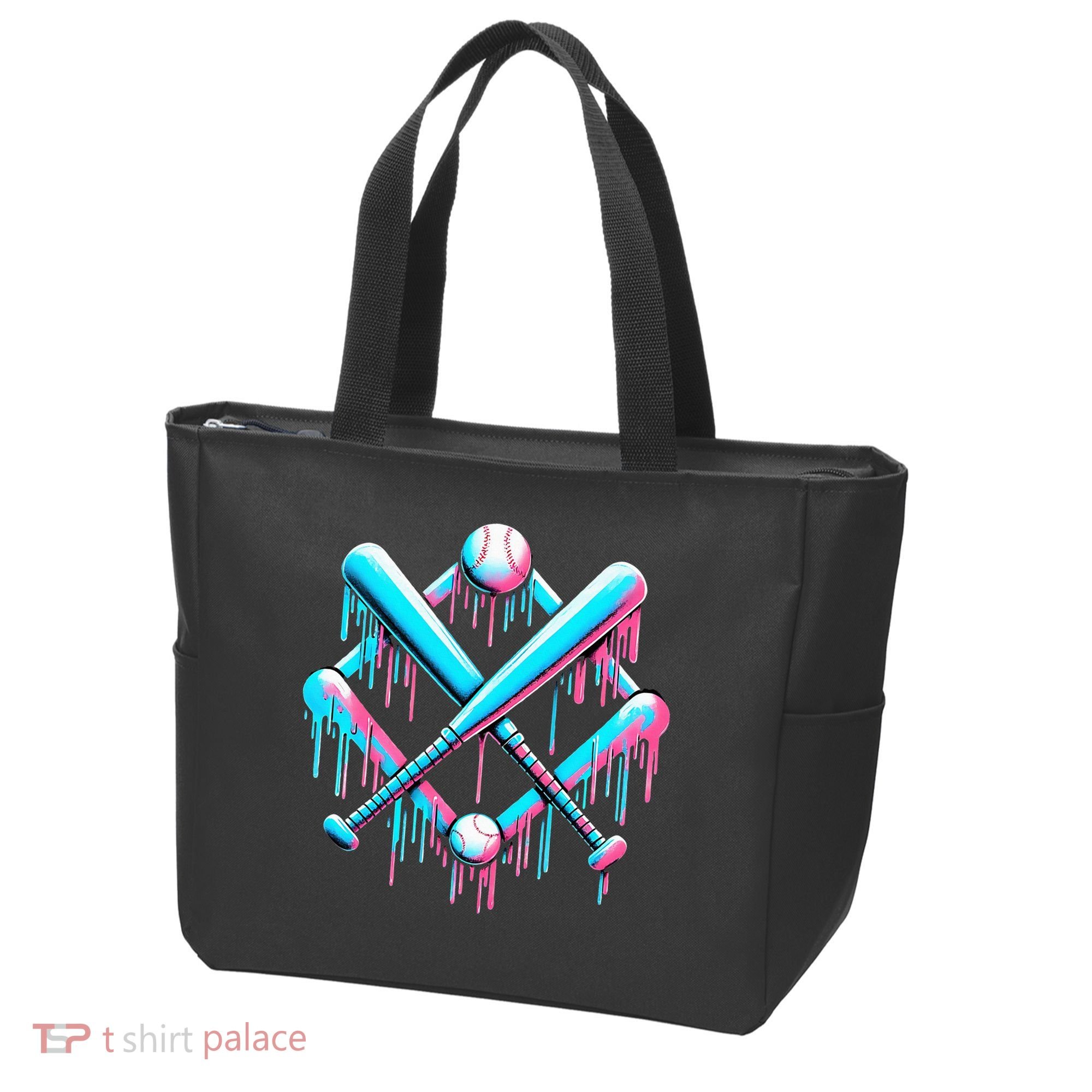 B.A.S.E.B.A.L.L Home Plate Drip For Ice Cream Spinkle Tote Bag