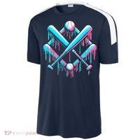 B.A.S.E.B.A.L.L Home Plate Drip For Ice Cream Spinkle Sport-Tek Competitor United Soccer Jersey thumb 2