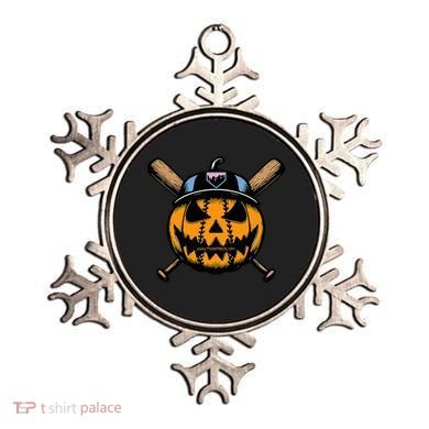B.A.S.E.B.A.L.L Home Plate Drip Halloween Pumpkin Ornament