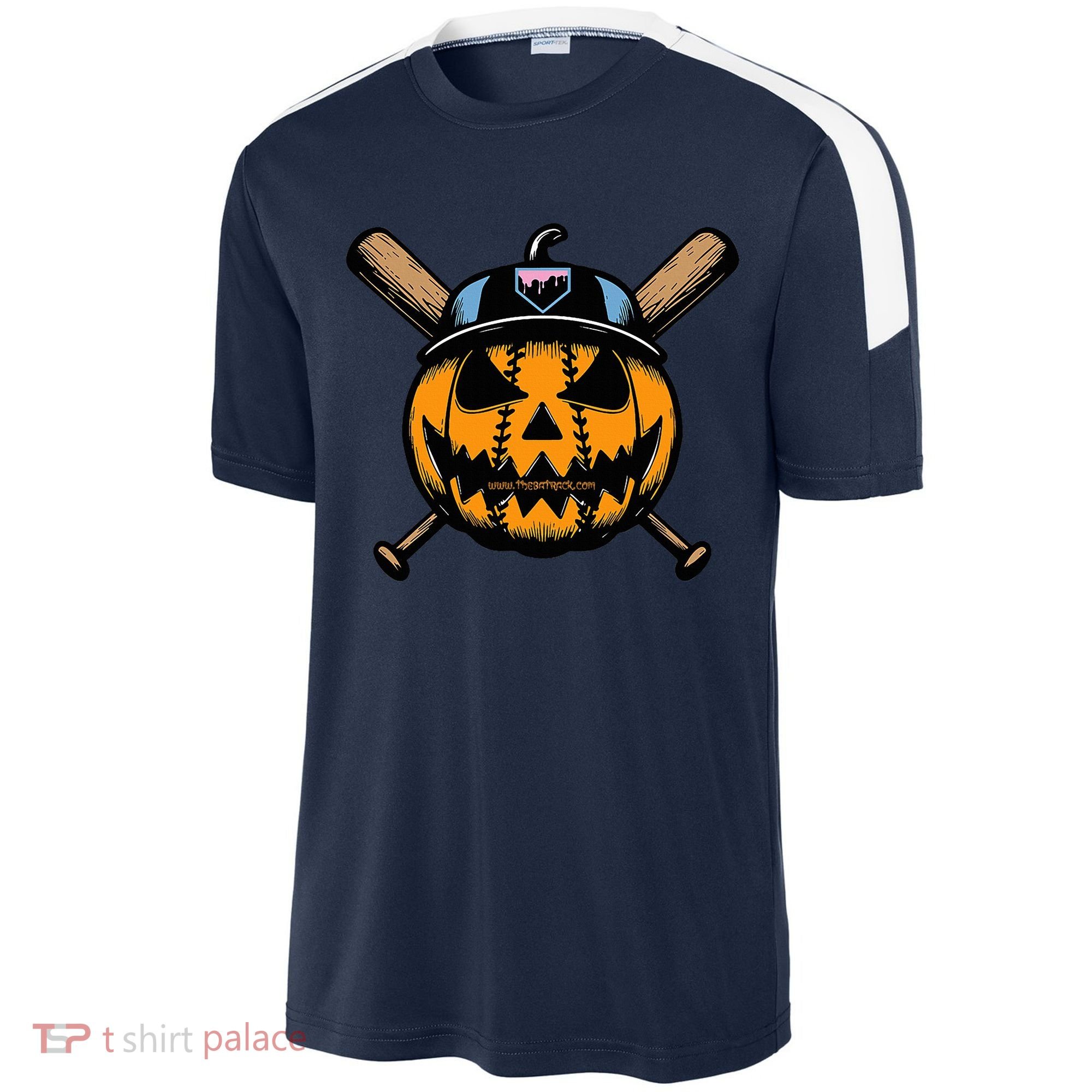 B.A.S.E.B.A.L.L Home Plate Drip Halloween Pumpkin Sport-Tek Competitor United Soccer Jersey