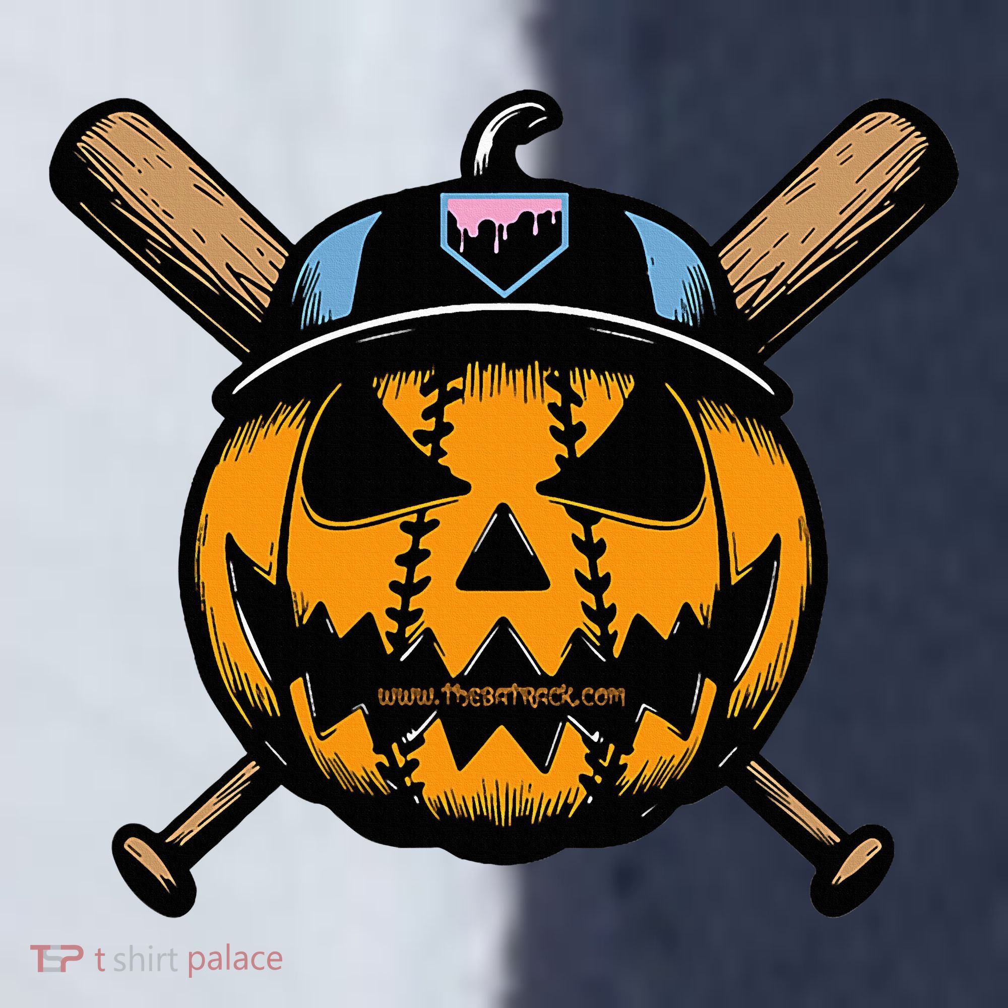 B.A.S.E.B.A.L.L Home Plate Drip Halloween Pumpkin Sport-Tek Competitor United Soccer Jersey
