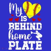 Behind Home Plate Softball Catcher Mom Softball Catcher Mama Cool Gift Polo thumb 2