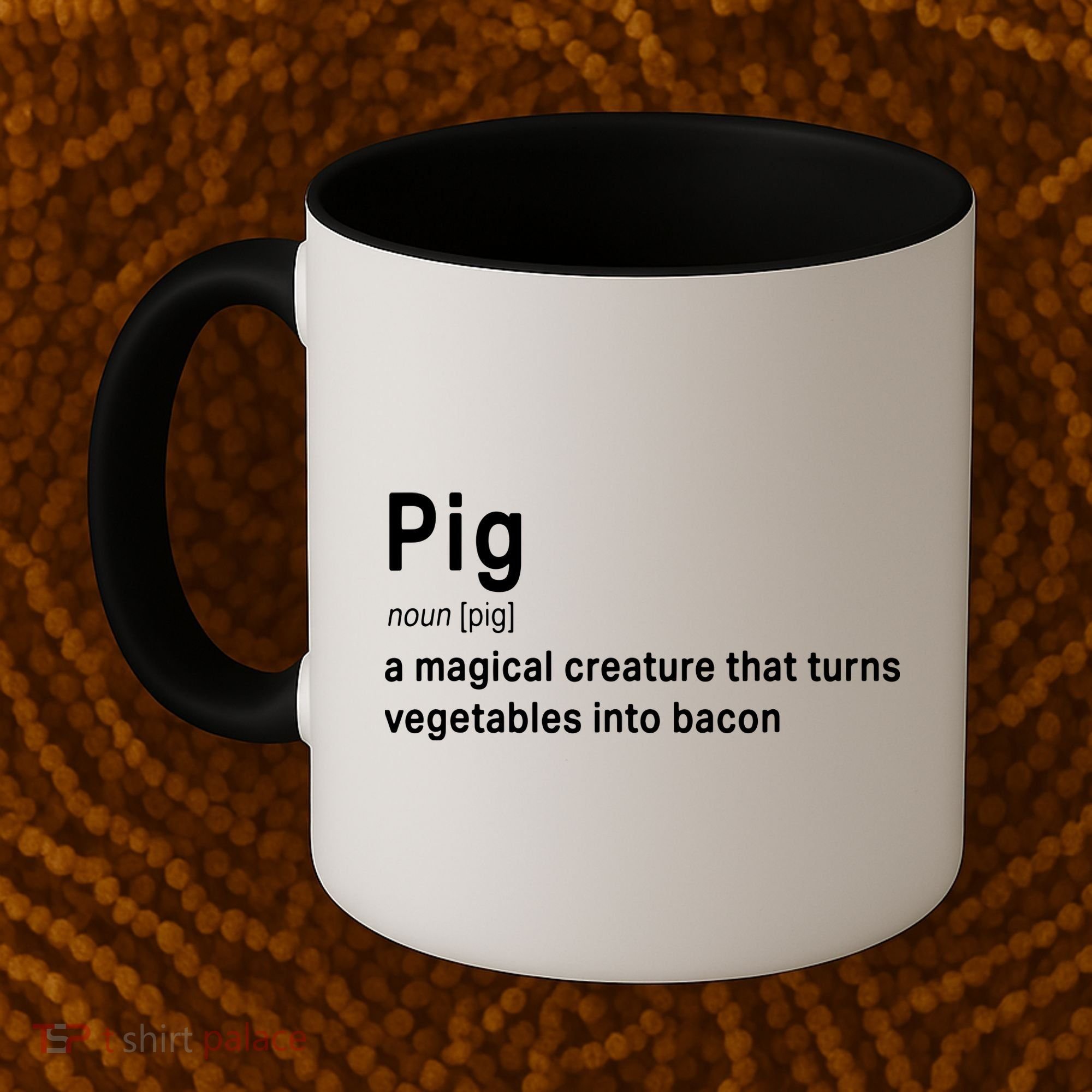 Best Hilarious Pig And Bacon Definition Funny Gift Coffee Mug