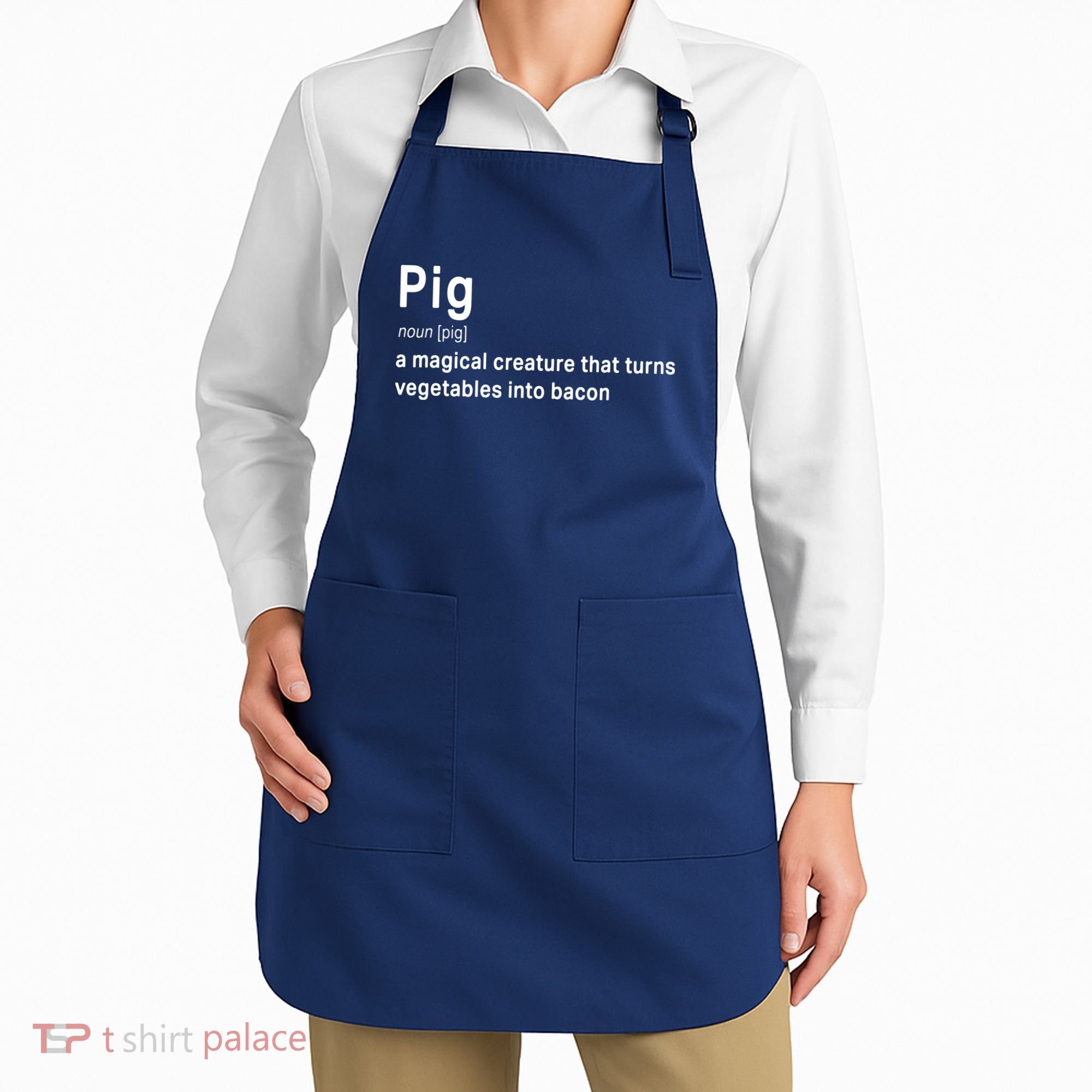 Best Hilarious Pig And Bacon Definition Funny Gift Apron