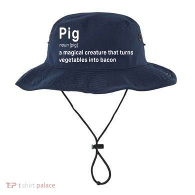 Best Hilarious Pig And Bacon Definition Funny Gift Bucket Hat