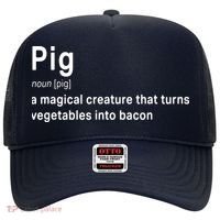 Best Hilarious Pig And Bacon Definition Funny Gift Hat thumb 0
