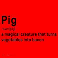 Best Hilarious Pig And Bacon Definition Funny Gift Santa Hat thumb 1