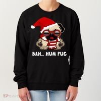 Bah Hum Pug Christmas Great Gift Women's Sweatshirt thumb 0