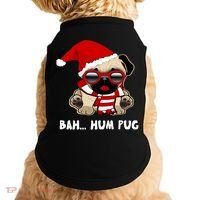 Bah Hum Pug Christmas Great Gift Doggie Tank thumb 0