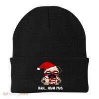 Bah Hum Pug Christmas Great Gift Beanie thumb 0
