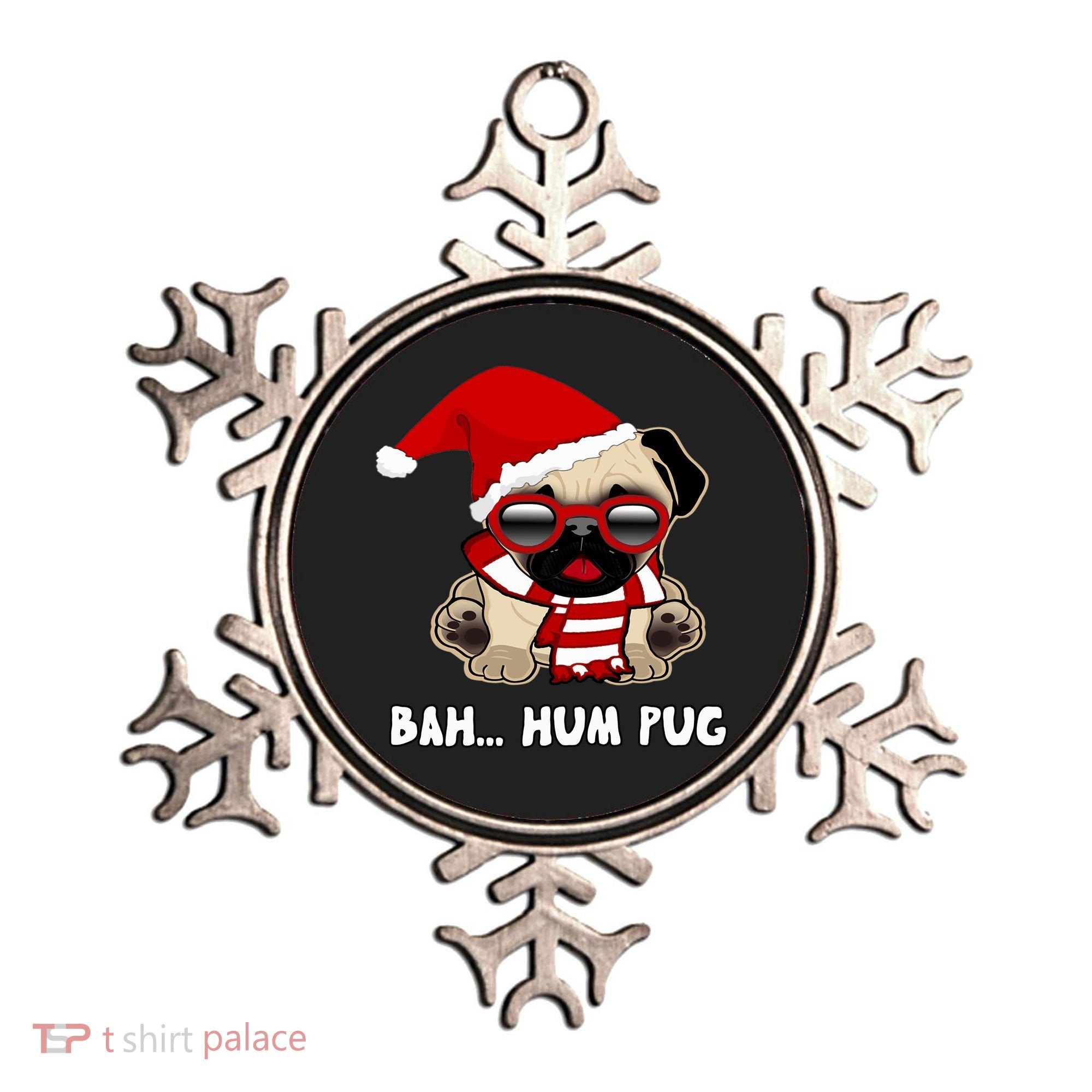 Bah Hum Pug Christmas Great Gift Ornament
