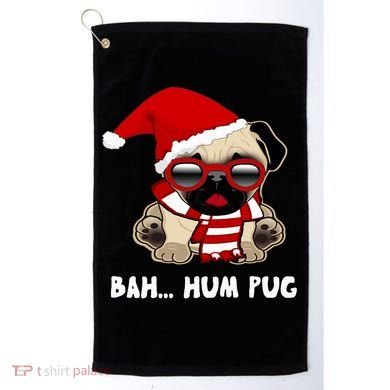 Bah Hum Pug Christmas Great Gift Golf Towel