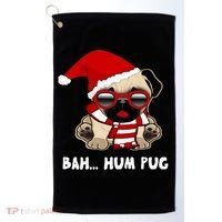 Bah Hum Pug Christmas Great Gift Golf Towel thumb 0