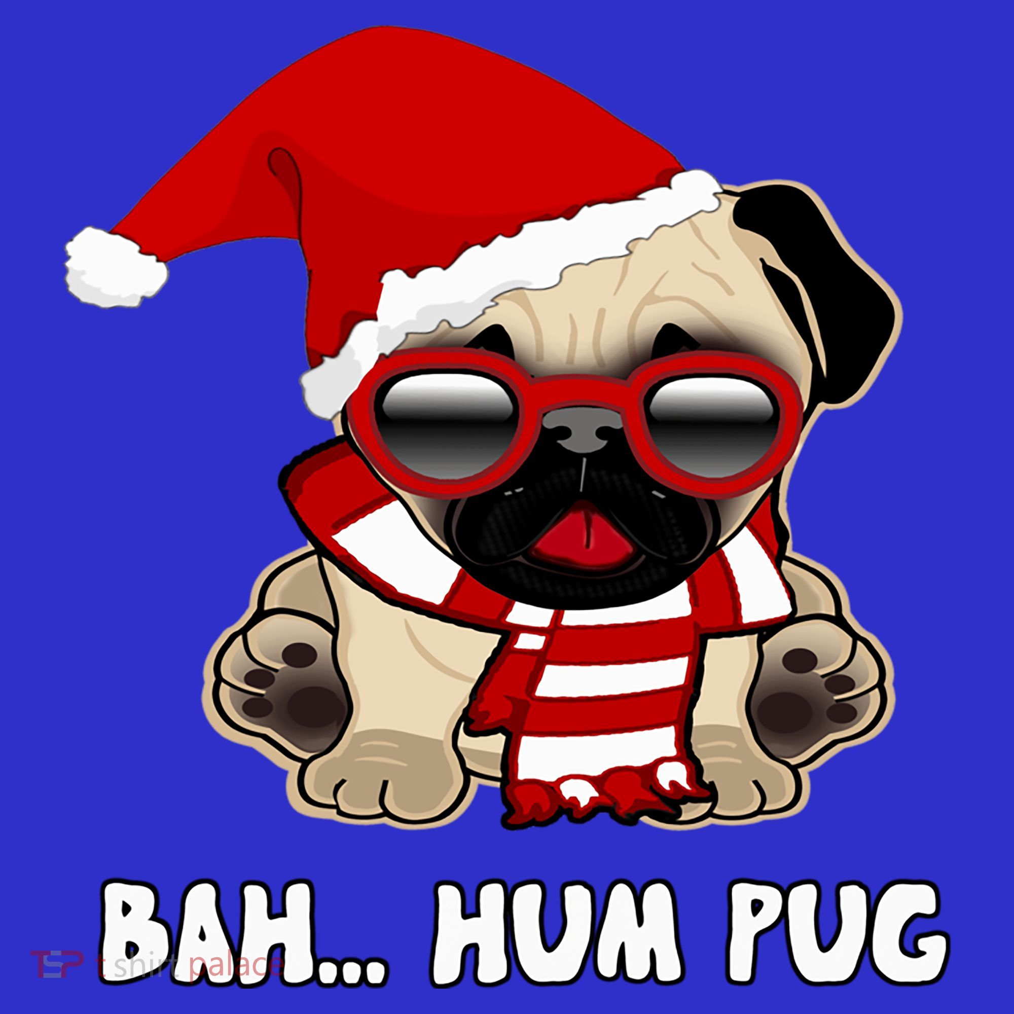 Bah Hum Pug Christmas Great Gift Long Sleeve Shirt