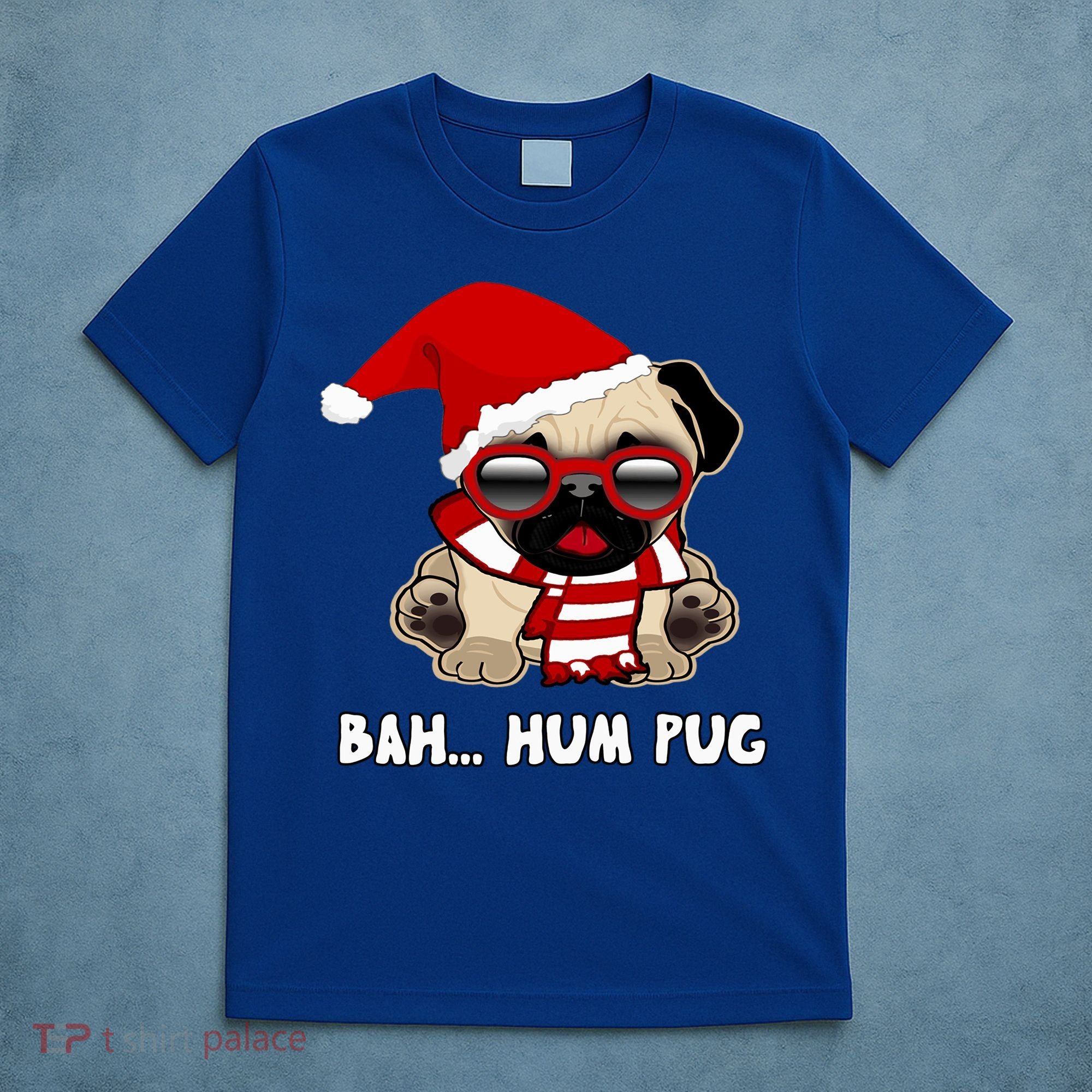 Bah Hum Pug Christmas Great Gift T-Shirt