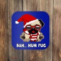 Bah Hum Pug Christmas Great Gift Coaster thumb 0