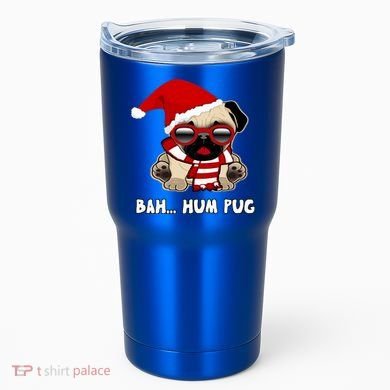 Bah Hum Pug Christmas Great Gift Tumbler